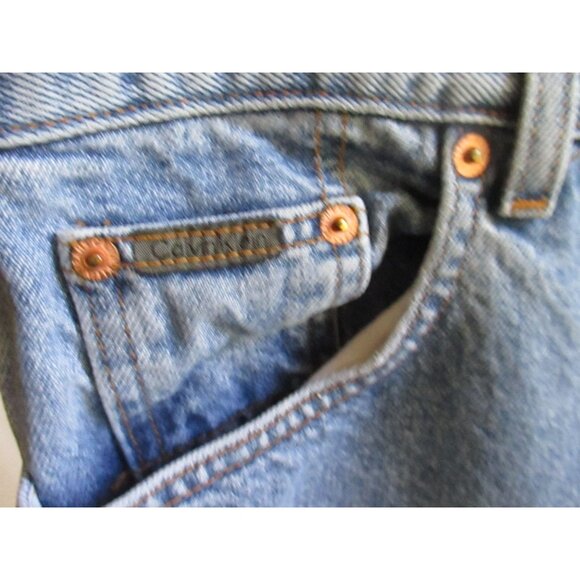 Calvin Klein Vintage Women's Jeans 15 34x30 1990's USA MADE Buttonfly Preppy Mom - Picture 6 of 7